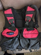 SeaPro Scuba Dive BC BCD Large Buoyancy Compensator Vest Jacket Pink Great Cond.