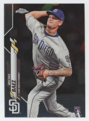 2020 Topps Chrome Michel Baez Rookie San Diego Padres #187