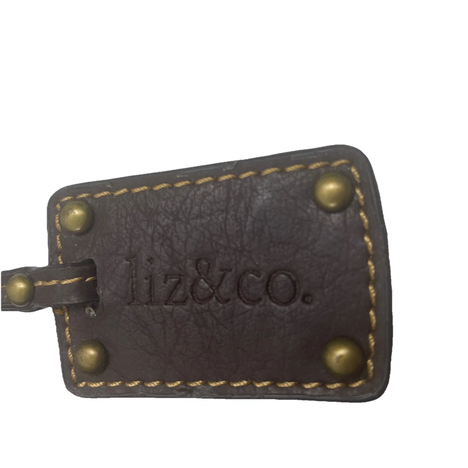 Liz & Co Y2k Marrón Imitación Cuero Hobo Bolso de Mano Cartera Vintage Gamuza Cartera Foto 2 de 4