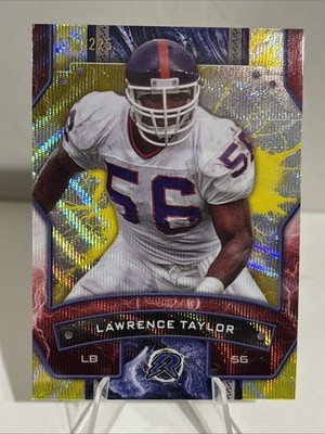 2025 Topps Lawrence Taylor - Yellow Holo Refractor /225 - New York Giants