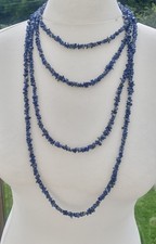 Extra Long 450cts Lapiz Lazuli Strand BNWT Certificated