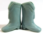 VINTAGE MATTEL BARBIE 1968 NOW WOW! BLUE DRUM MAJORETTE BOOTS #1853