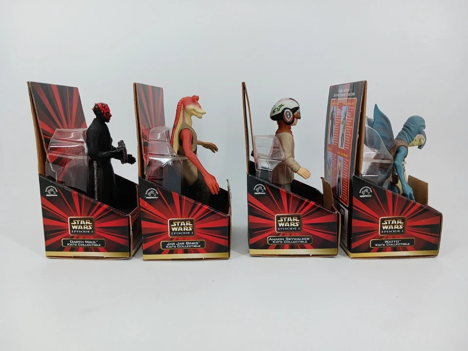 Star Wars Episodio 1 Applause Niños Figura Coleccionable Set de 4 Tarros Darth Maul Jar Foto 4 de 4