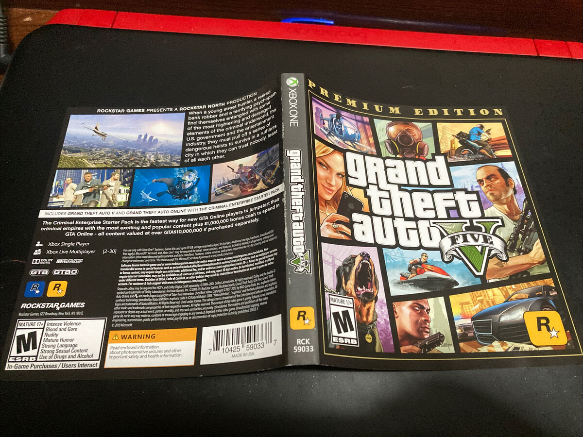 Game Grand Theft Auto V Premium Online Edition - Xbox One em