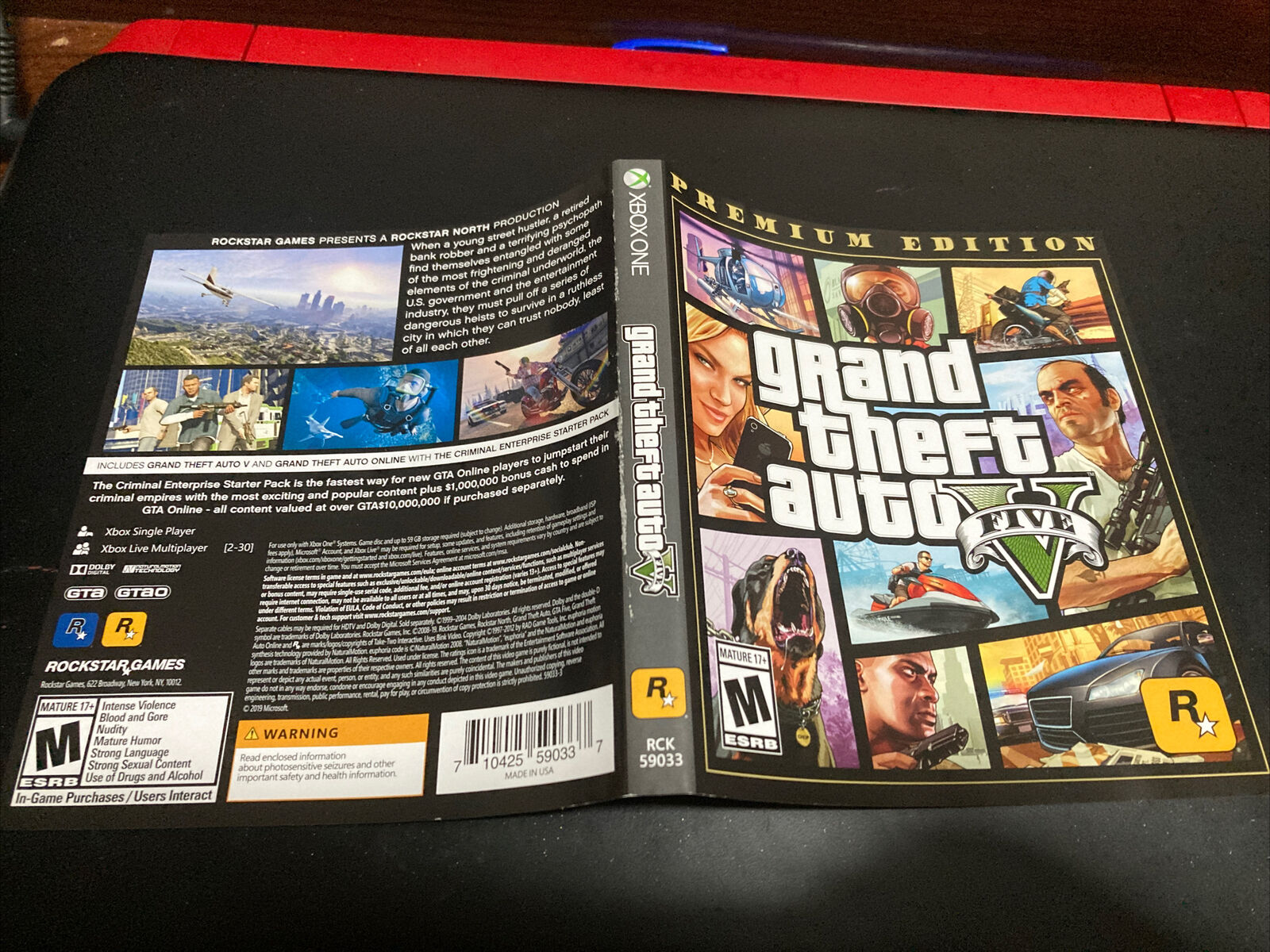 Jogo Xbox One Gta V Premium Online Edition