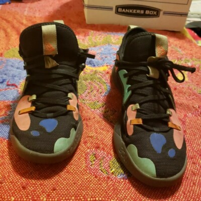 Adidas James Harden Stepback 2 Core Black Yellow Pink Blue FZ1069 Step Back 8 Us