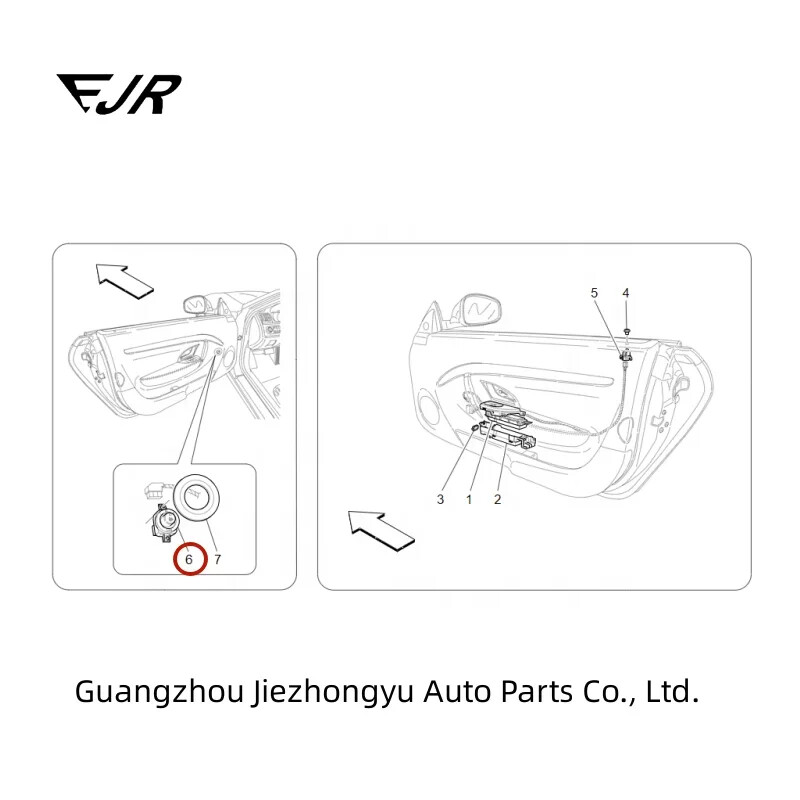 Rearview mirror switch for Maserati GC, GT, Quattroporte M139 M145 OEM 190934