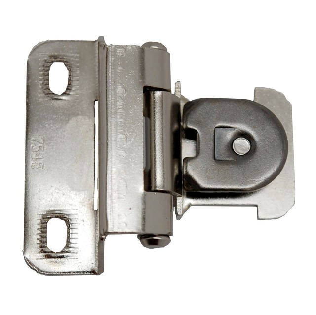 Amerock CM871514 1/4" Overlay Single Demountable Door Hinge Nickel
