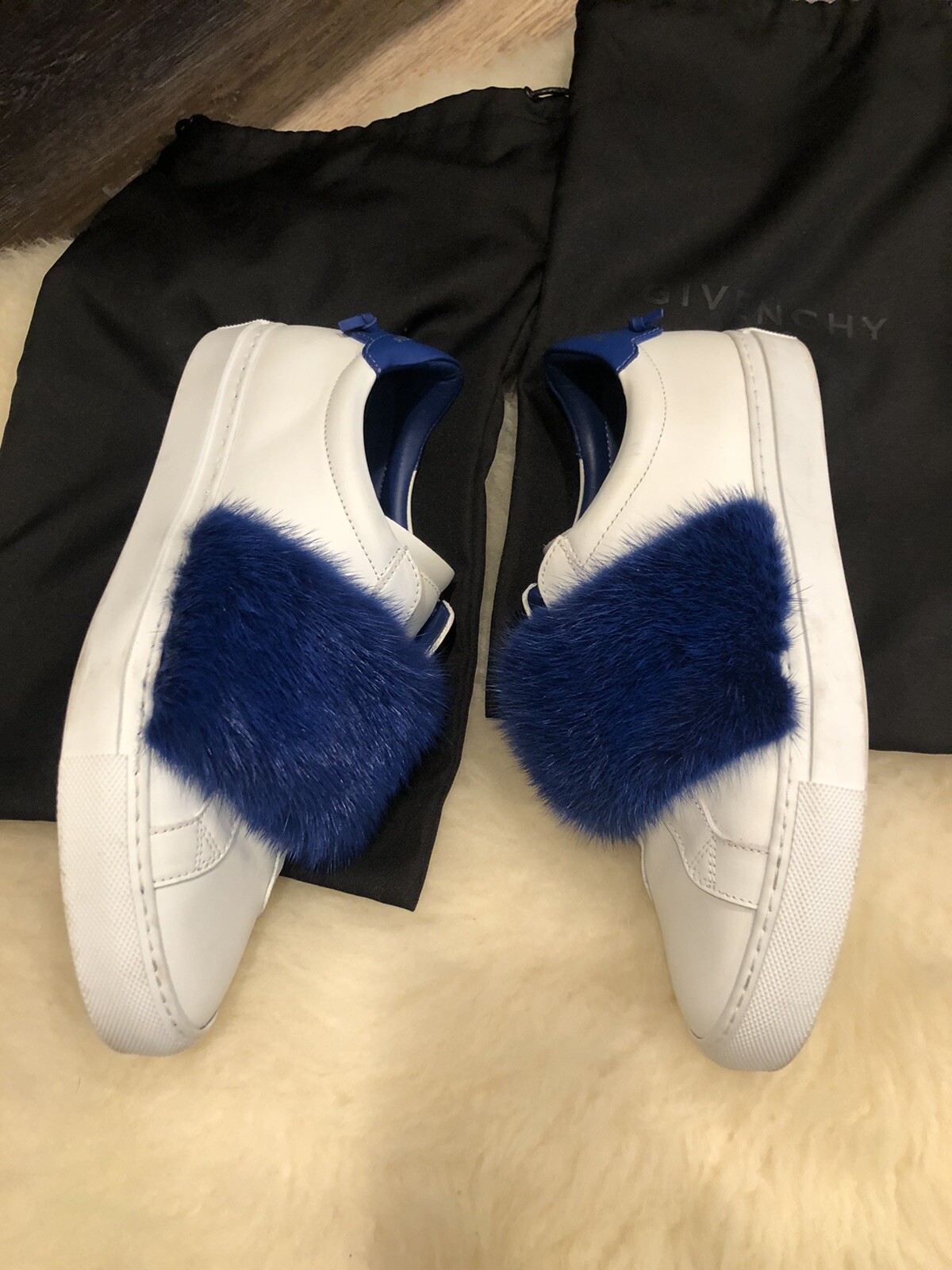 givenchy fur sneakers