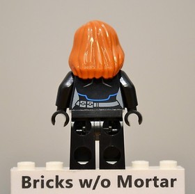 New Genuine LEGO Black Widow Minifig Marvel Super Heroes 6869