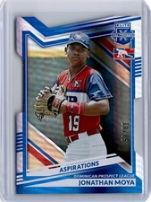 2022 Elite Extra Edition Aspirations Blue Jonathan Moya 58/81 (B24) DPL