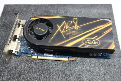 Nice Used PNY GeForce 9800 GTX+ 512MB GDDR3 PCI-E Graphics Card- VCG98GTXPXPB US