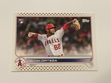 2022 Topps Baseball Gold Stars #554 - Oliver Ortega RC - Los Angeles Angels