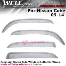 Wellvisors Rain Guards For Nissan Cube 2009-2014 Clip On Deflector Window Visors Wellvisors Rain Guards For Nissan Cube 2009-2014 Clip On Deflector Window Visors