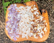 1000 Carat Lot of Mixed Natural Crystal Points: Amethyst, Citrine, Clear Quartz