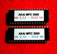 Akai MPC 3000 OSv3.11 EPROM Firmware Upgrade SET / New ROM Update Chips