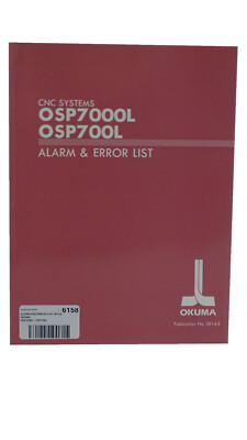 OSP7000L - OSP700L Okuma Alarm and Error List 3814-E with VAt