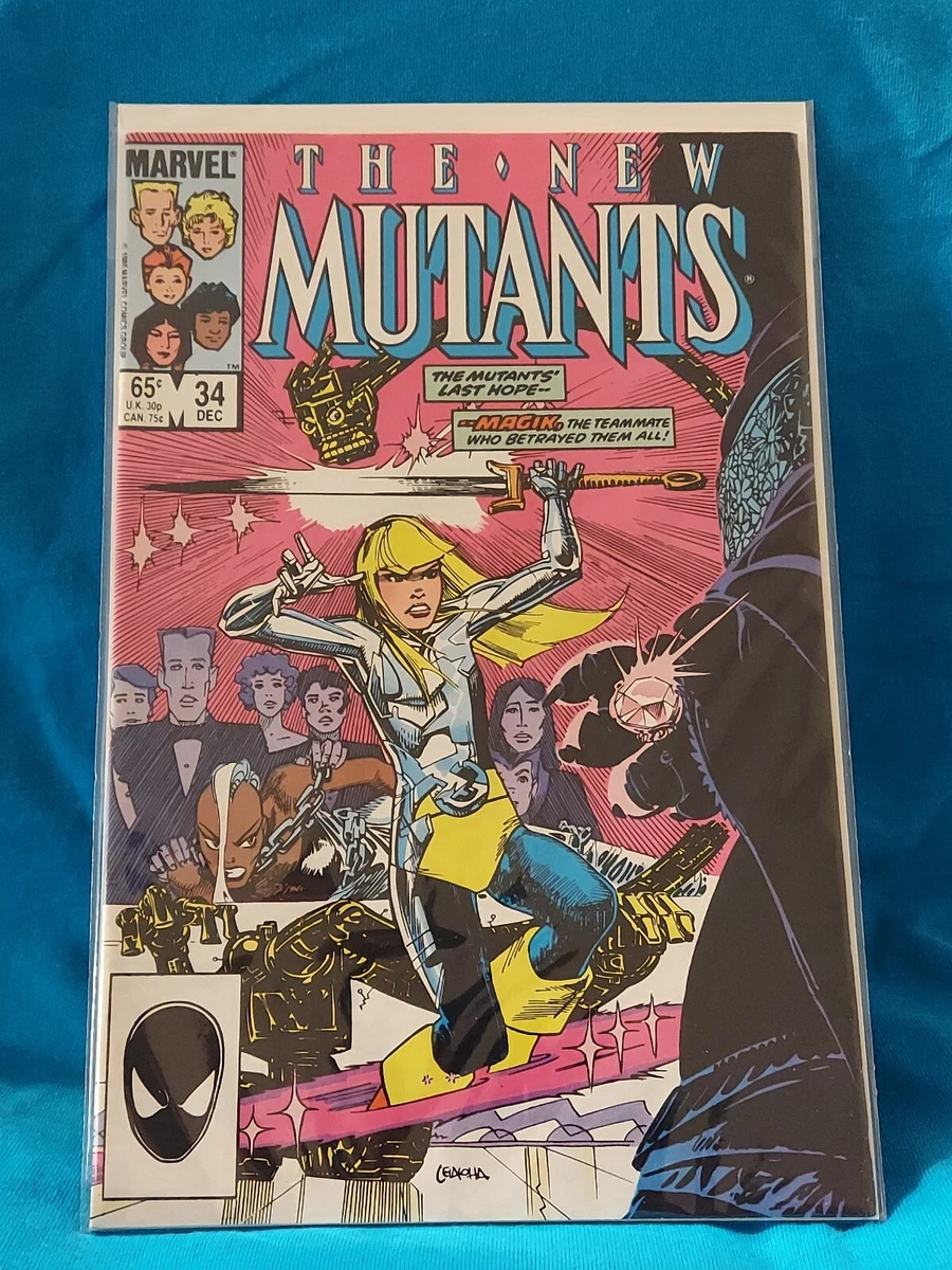 The New Mutants 34 Vf Condition 1st Series eBay