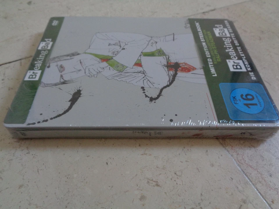 BREAKING BAD Season 3 OOP DVD SteelBook NEW & SEALED Bryan Cranston Aaron Paul  - Image 4 of 4