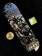 RARE Chet Thomas Armor Light Metallic Darkstar Warrior Skateboard Deck Pro Model