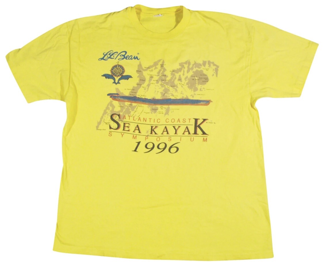 Vintage L.L. Bean 1996 Sea Kayak Atlantic Coast Symposium Shirt  