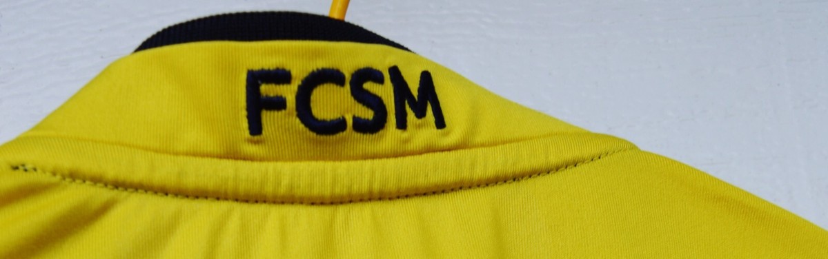 Maillot Foot Enfant FC Sochaux - Lotto Jaune - Sponsor Peugeot/Mobil 1 - Occasion