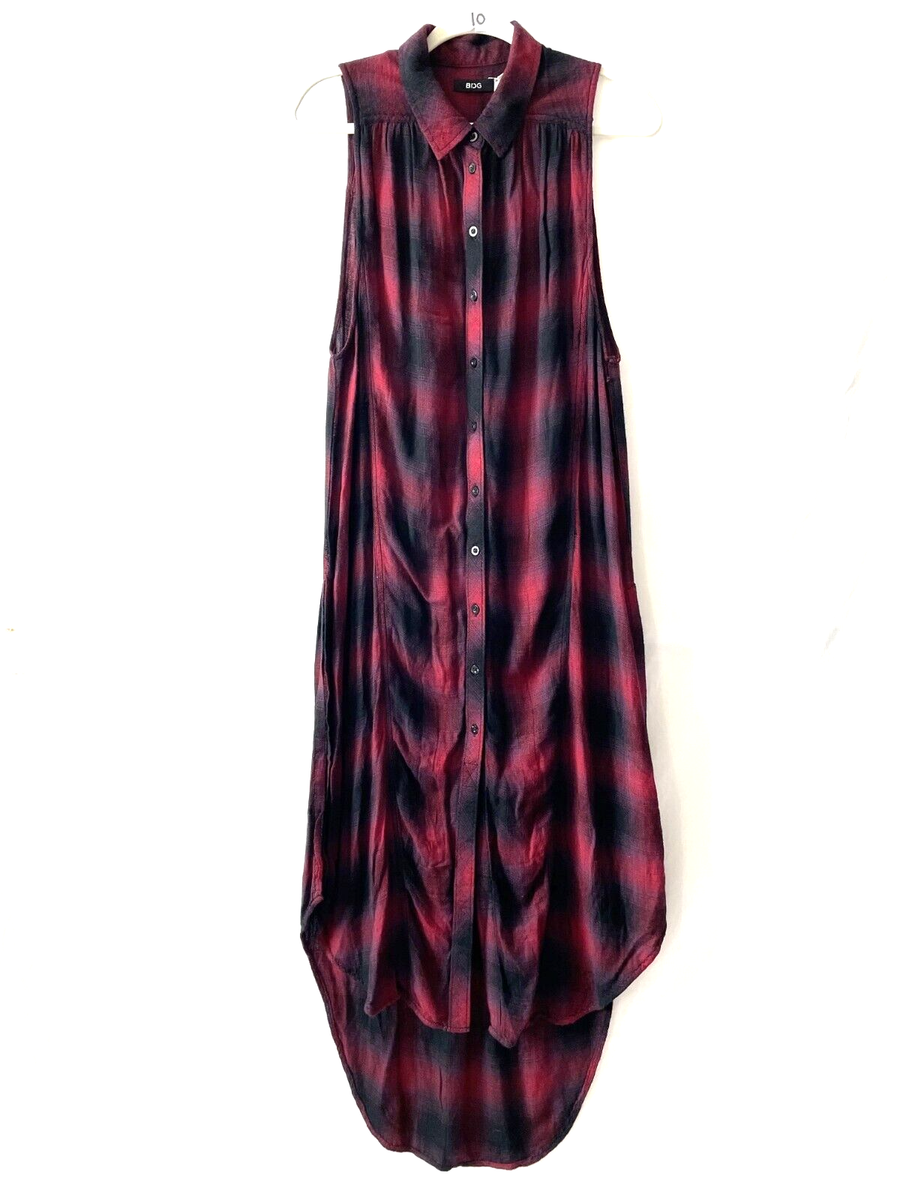 bdg shirt dress BDG Urban Outfitters Women's Striped Shirt Dress Size M White Black Short Sleeve