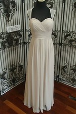 3110 - BILL LEVKOFF SZ 10 CHAMPAGNE 1163 253 PROM FORMAL BRIDESMAIDS GOWN DRESS