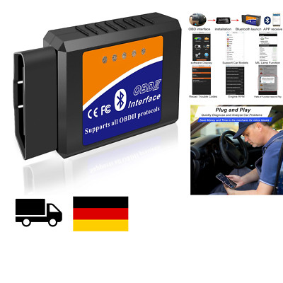 ELM327 OBD2-Scanner für luxuriöse Car-Diagnose mit Torque-Pro-APP