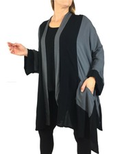 Women's Plus Size Jacket - Solid Broadway Jacket L Xl 0x 1x 2x 3x 4x 5x 6x