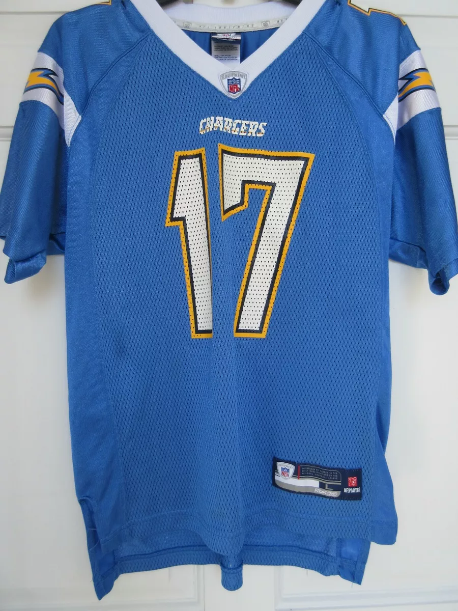 2012-16 SAN DIEGO CHARGERS RIVERS #17 NIKE GAME JERSEY (HOME) XXL