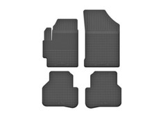 Gummifußmatten für Chevrolet Spark Bj. 2009 - 2015 schwarz Automatten FX_C-25