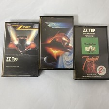 VTG ZZ Top Cassettes Classic Rock Afterburner Eliminator Fandango Tres Hombres
