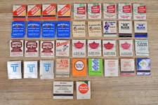 Lot of 36 Old Vtg Matchbooks Swisher Sweets Shoney's Big Boy Captain D's etc
