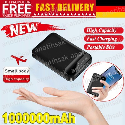  50000mAh Powerbank Externer Batterie Ladegerät ZusatzAkku USB Für Alle Handy 