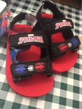 Spider - Man boy's Sandals Size Small 5 /6