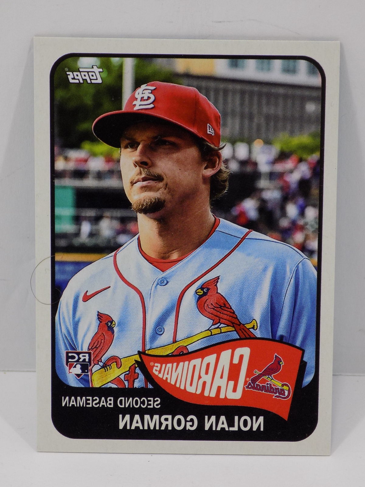 2023 Topps Archives Nolan Gorman #116 REVERSE IMAGE