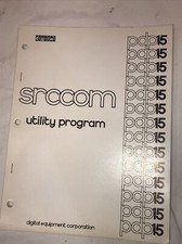 DEC / Digital Equipment Corp PDP-15 srccom Utility Program Manual