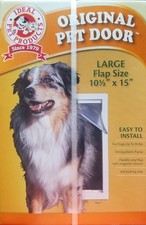 NEW Ideal Pet Products Original Pet Door - Large - Flap Size 10.5"x15"