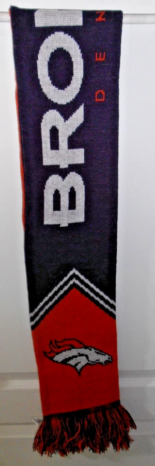 Bufanda reversible Forever Collectibles NFL Denver Broncos Foto 3 de 4