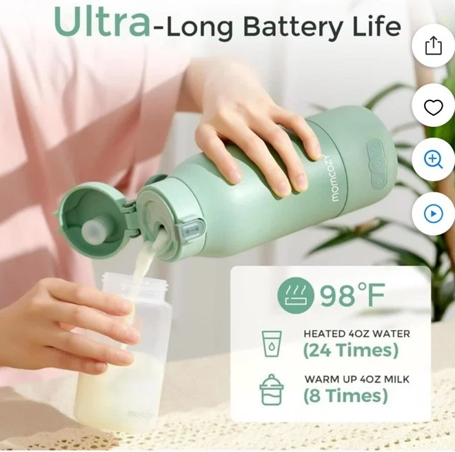 Momcozy Portable Milk Warmer for Travel Dual Heating Modes for Breast Milk - Image 3 of 4