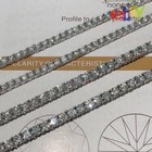 Used-4mm-24in Real VVS1 D Moissanite Tennis Chain 925 Silver Pass Diamnd Tester — photo 6