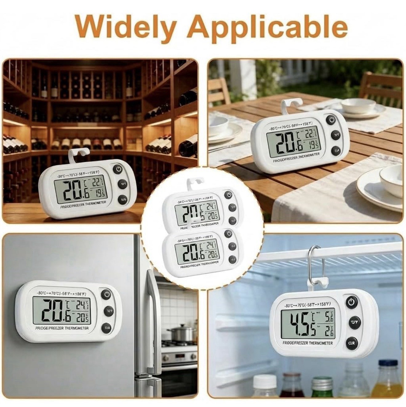 Digital Fridge/Freezer Thermometer image 3