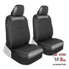 Black Cloth Car Seat Covers for Front Seats Premium Black Front Seats