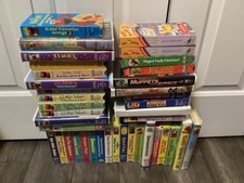 Lot 40 VHS Sesame Street, Video Buddy and more RARE 