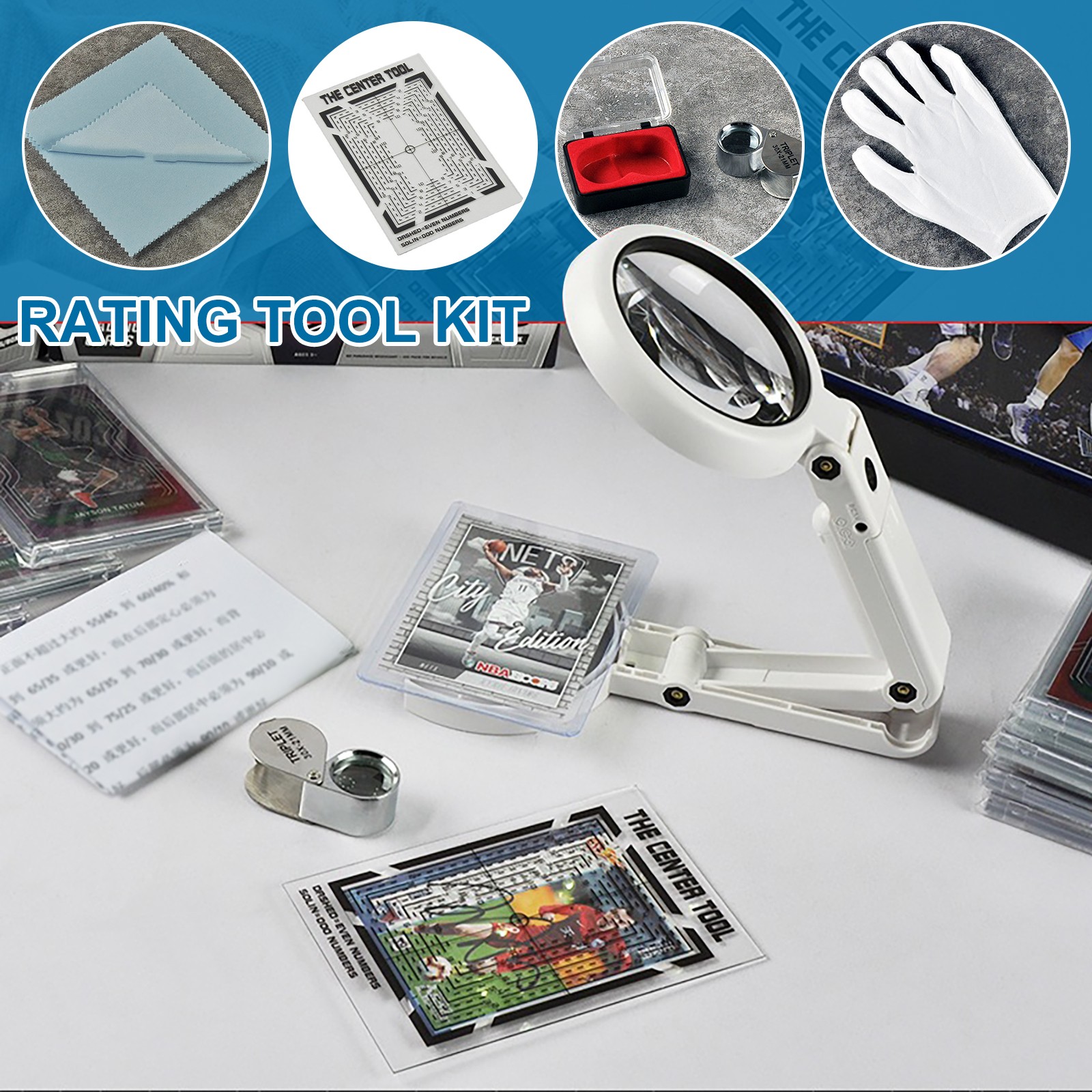 Technical Sports Graded Card Centering Card Tool Kit For PSA/BGS/FGS/SGC Trading