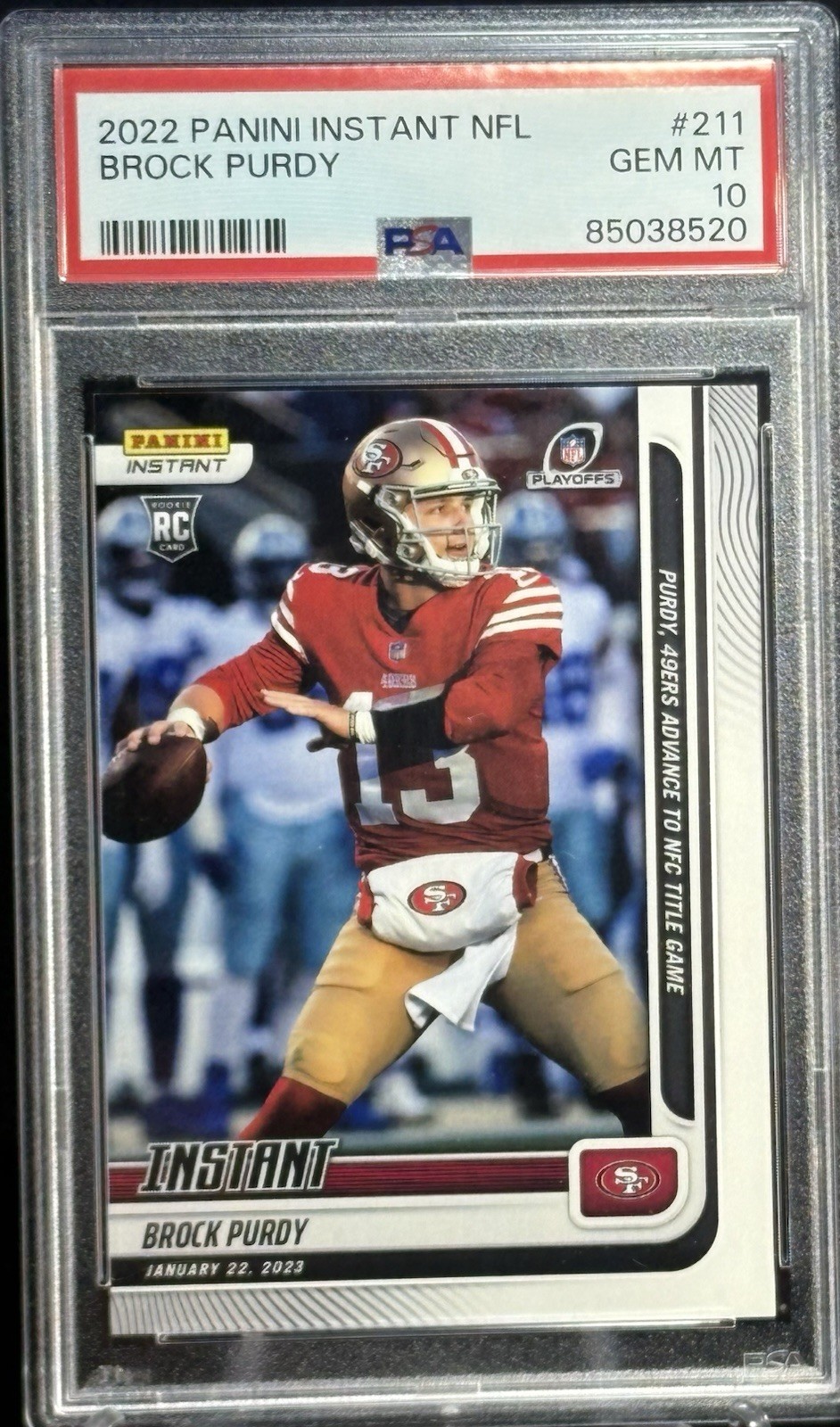 Brock Purdy Panini Instant NFL #211 Base