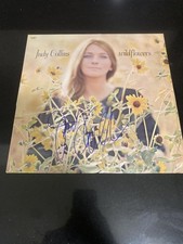 JUDY COLLINS SIGNED WILDFLOWERS VINYL 