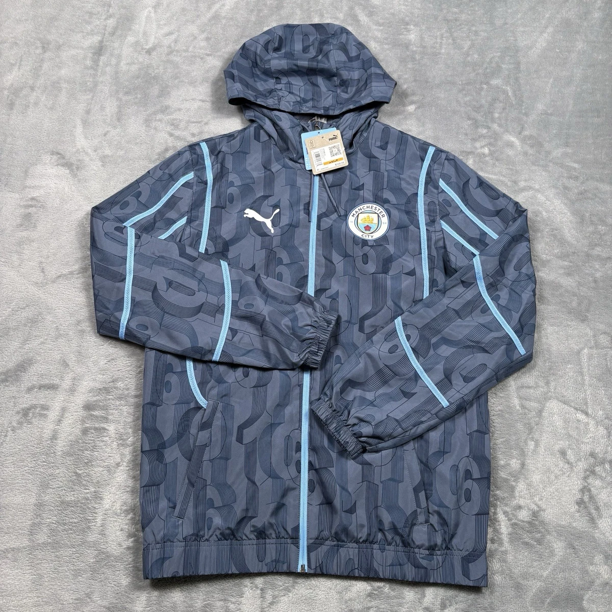 Manchester City Blue International Club Soccer Fan Jackets for
