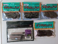 Nories Sheryl Pin Worm Set 4-7 inch Unused Fishing Lure Collectible